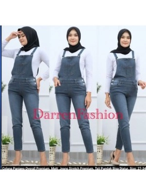 Celana Overall Panjang Mileya Grey Premium