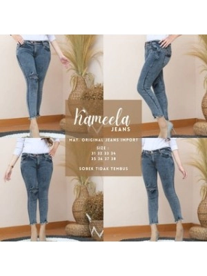 Kamela Jegging Jeans Jumbo Sobek Tidak Tembus