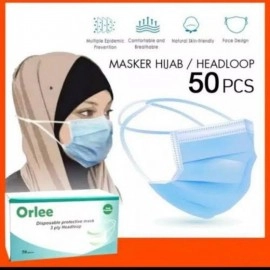 Masker Orle Hijab 1 Box Isi 50 Pcs