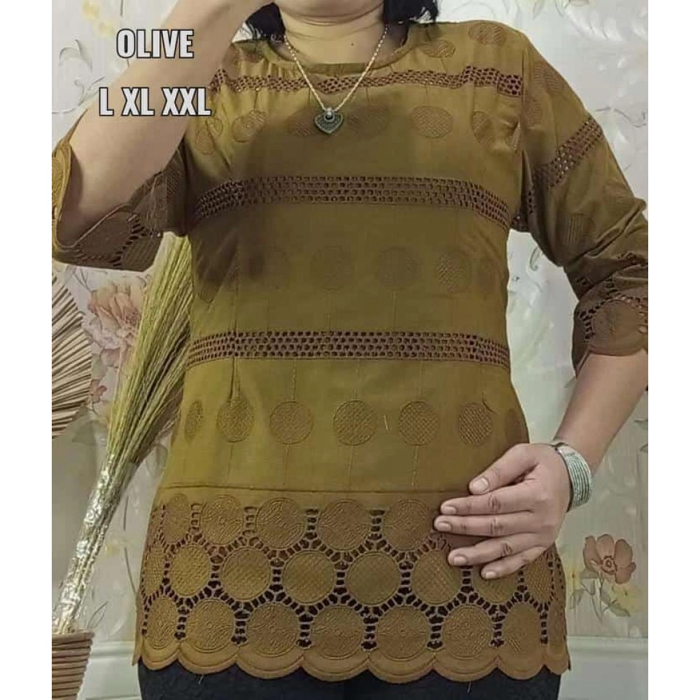 Blus Katun Bordir Blus Katun Bordir