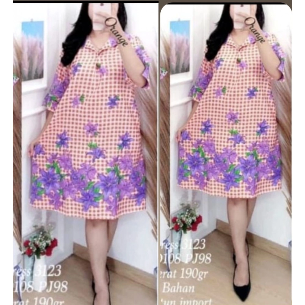 Dress Kotak Dress Kotak