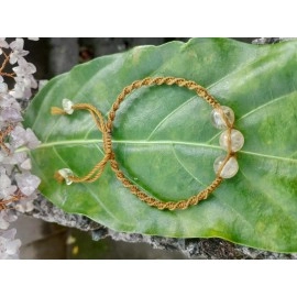 Gelang Kekayaan / Gelang Macrame / Gelang Batu Alam