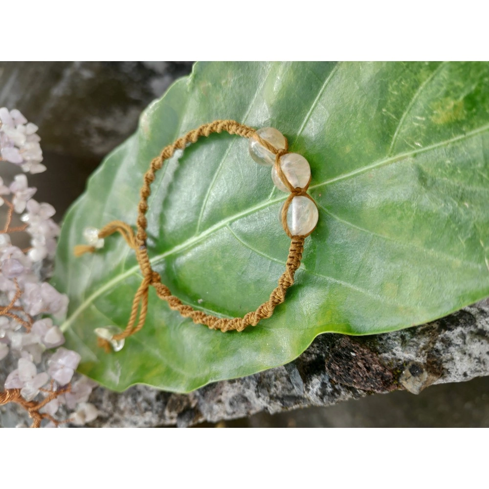 Gelang Kekayaan / Gelang Macrame / Gelang Batu Alam Gelang Kekayaan / Gelang Macrame / Gelang Batu Alam