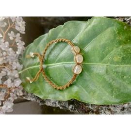 Gelang Kekayaan / Gelang Macrame / Gelang Batu Alam