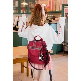 Lagi Diskon!!! Back Pack Wanita Multifungsi Terbaru 2023{ Free++Gantungan } Tas Ransel Wanita Lagi Viral Kekinian