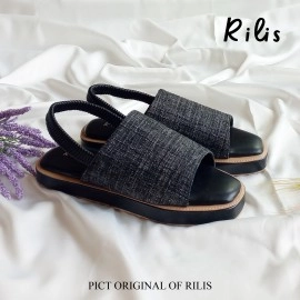Rilis - Sandal Wanita Alika Canvas Platfoam