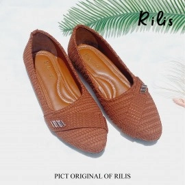 Rilis - Sepatu Wanita Naisha Rajut Flat Shoes