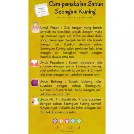 Sabun seomgum warna biru 