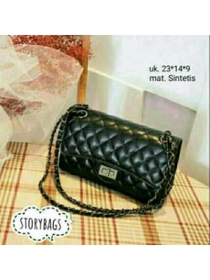 inoy olshop tas kotak rante {BISA COD} tas jinjing tutup tali rante