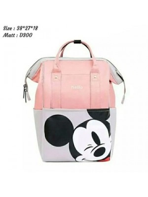 Inoy_Olshop Bisa Bayar ditempat (BISA COD) Tas Ransel Sekolah Anak Karakter Mickiey Mouse Tas Ransel