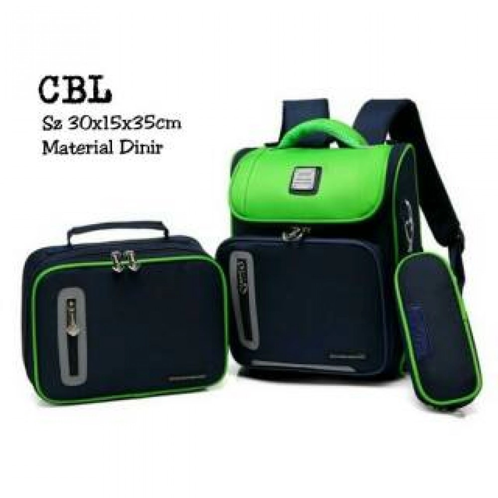 Inoy olshop Backpack 3 in1/Tas Sekolah Keren/Tas Sekolah Bekti New {BISA COD]