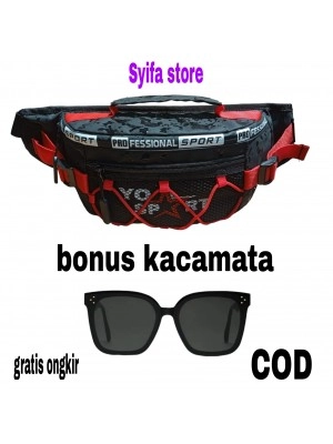 Tas Selempang Pria Anti Air Bonus Kacamata