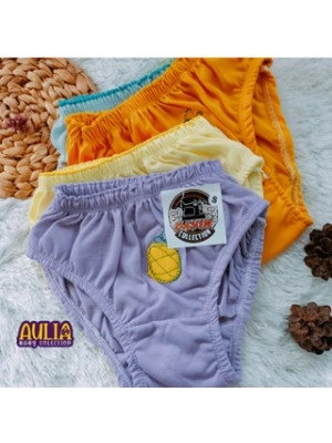 Celana Dalem Anak Perempuan/Cd Anak Usia 1 Tahun Sampai-2345678.Tahun,Bordir Buah/Cd Anak Cewe