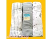 3Pcs Kain Pernel Arista Bedong Bayi Jumbo Bahan Kaos Super Lembut Aulia Baby
