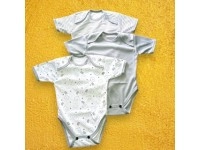 3 Pcs Jumper Bayi Seri Abu Jumper /Jumpsuit Bodysuit Jumper Bayi Laki Laki/ Jumper Bayi Perempuan 0 6 Bulan Jumper Segitiga Newboarn