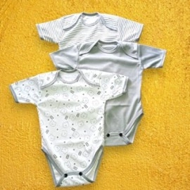 3 Pcs Jumper Bayi Seri Abu Jumper /Jumpsuit Bodysuit Jumper Bayi Laki Laki/ Jumper Bayi Perempuan 0 6 Bulan Jumper Segitiga Newboarn