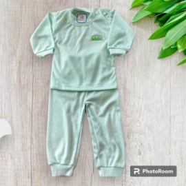 Aulia Setelan Baju Bayi Baru Lahir Kafia Baby Tangan Panjang Dan Celana Panjang Bahan Tc Double Polos
