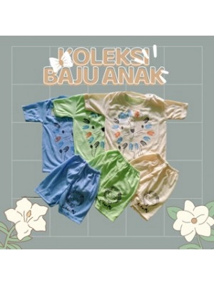 Setelan Bayi Motip Kepala Lion Lengan Pendek Setelan Bayi Perempuan 6 12 Bulan Setelan Anak Setelan Pendek Setelan Bayi Laki Laki