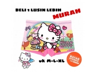1 Lusin Celana Dalam Anak Perempuan Motif Hello Kitty 2 Tahun sampai 8 Tahun