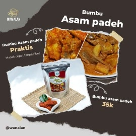 Bumbu Asam Padeh Kampuang Wan Alan Asli Minangkabau untuk 1/2kg Daging