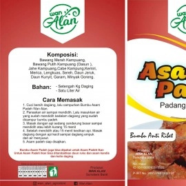 Bumbu Asam Padeh Kampuang Wan Alan Asli Minangkabau untuk 1/2kg Daging